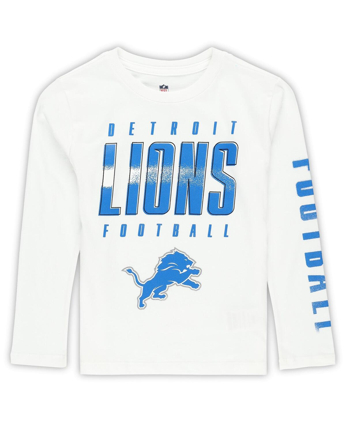 Outerstuff Preschool Detroit Lions The Mix Combo T-shirt Set In Multi