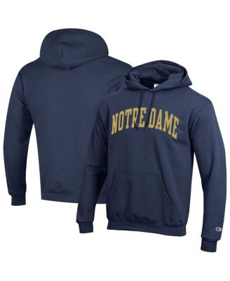 Champion - Men's Navy Notre Dame Fighting Irish Basic Arch Fleece Pullover Hoodie