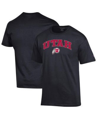Champion - Men's Black Utah Utes Arched Logo T-Shirt