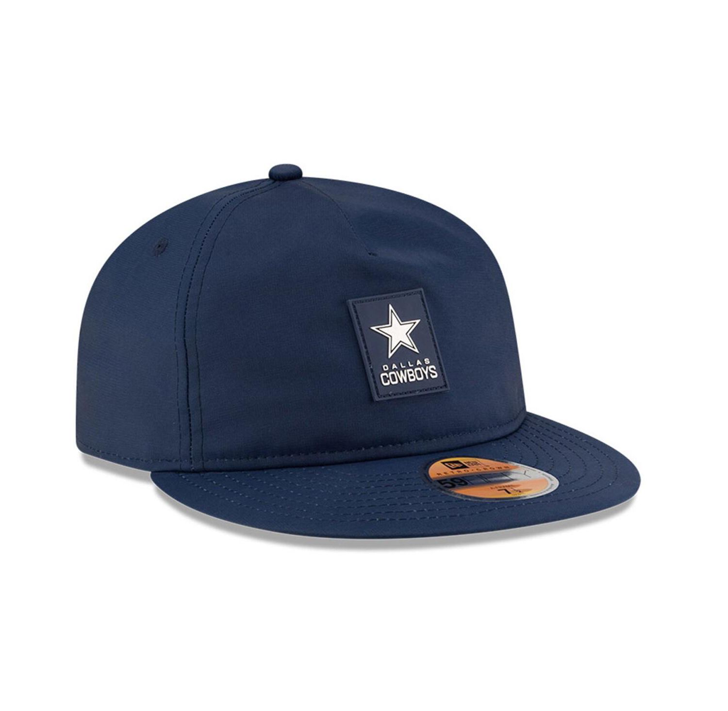 Men's Navy Dallas Cowboys 2025 Sideline Retro Crown 59FIFTY Fitted Hat