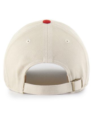 Men's Cream/Scarlet San Francisco 49ers Fairfield MVP Throwback Adjustable Hat