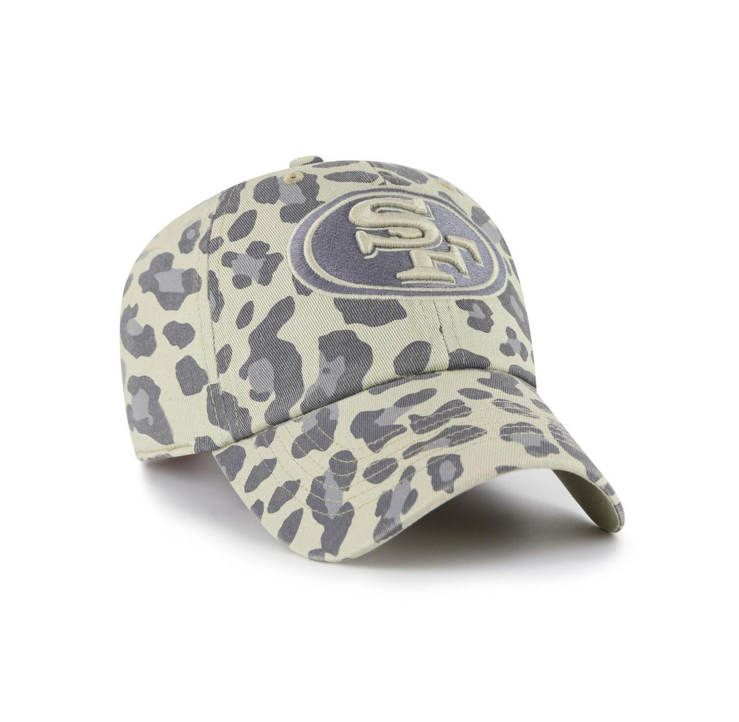 Women's Gray San Francisco 49ers Bagheera Clean Up Adjustable Hat