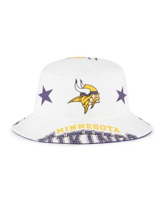 Women's White Minnesota Vikings Energize Bucket Hat