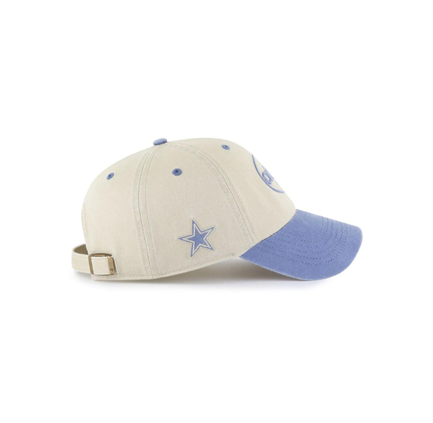 Men's Khaki Dallas Cowboys Breaking Trail Clean Up Adjustable Hat