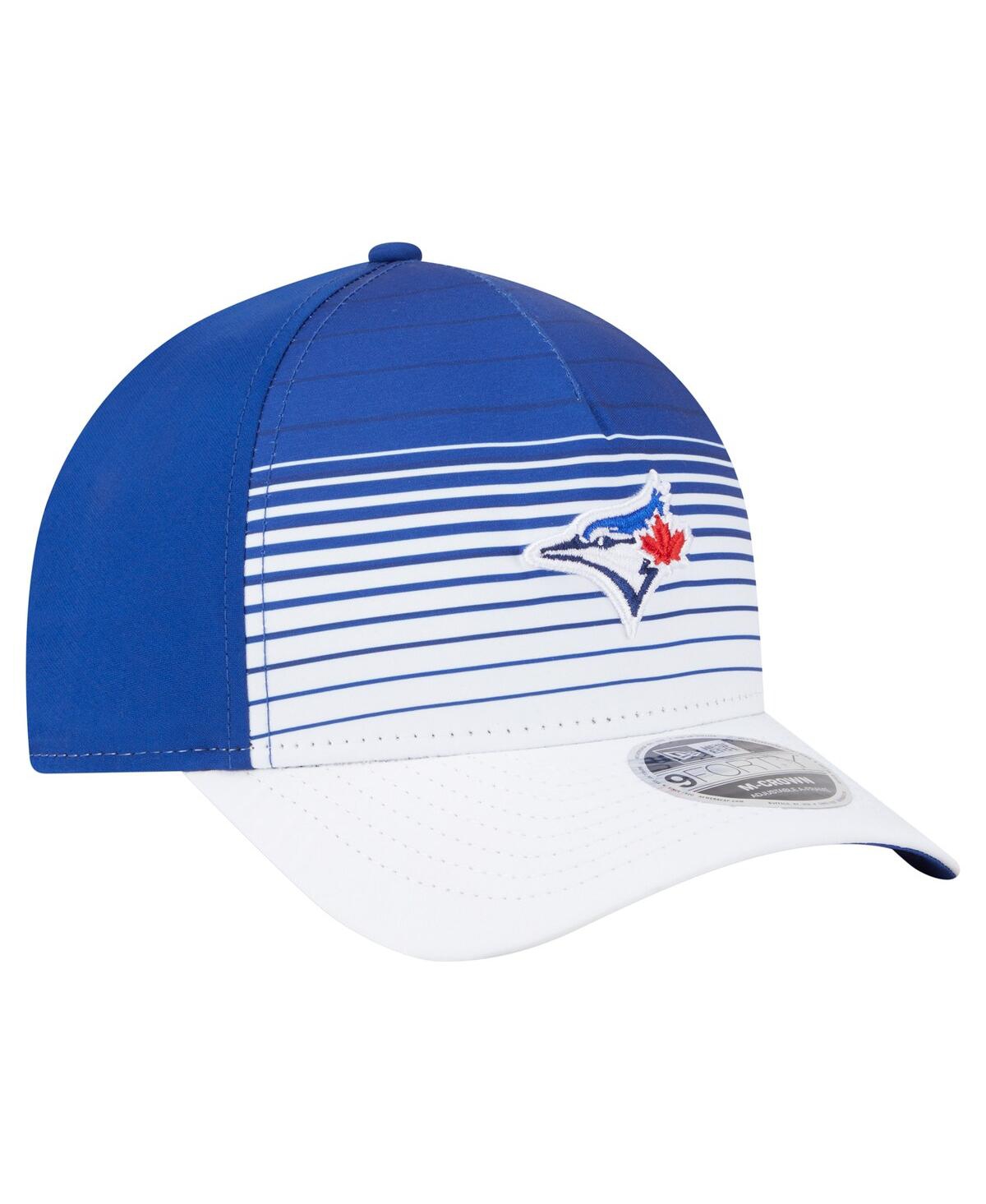 New Era Men's Royal Toronto Blue Jays Gradient 9forty M-crown Adjustable Hat In Blue