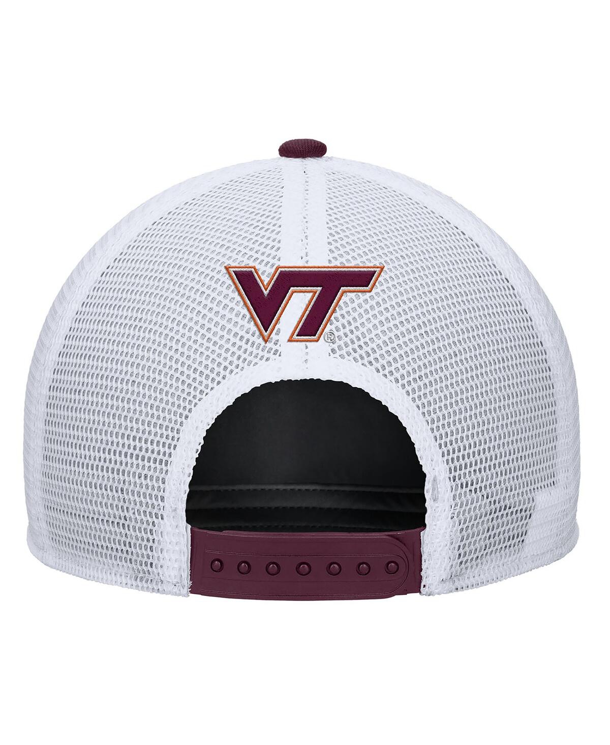 Nike Men's Maroon Virginia Tech Hokies 2025 On-field Rise Trucker Performance Adjustable Hat In Burgundy