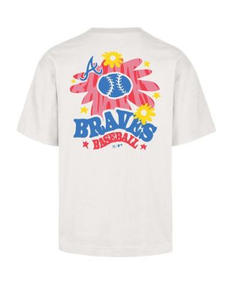 Men's Cream Atlanta Braves Flora Foundation T-Shirt