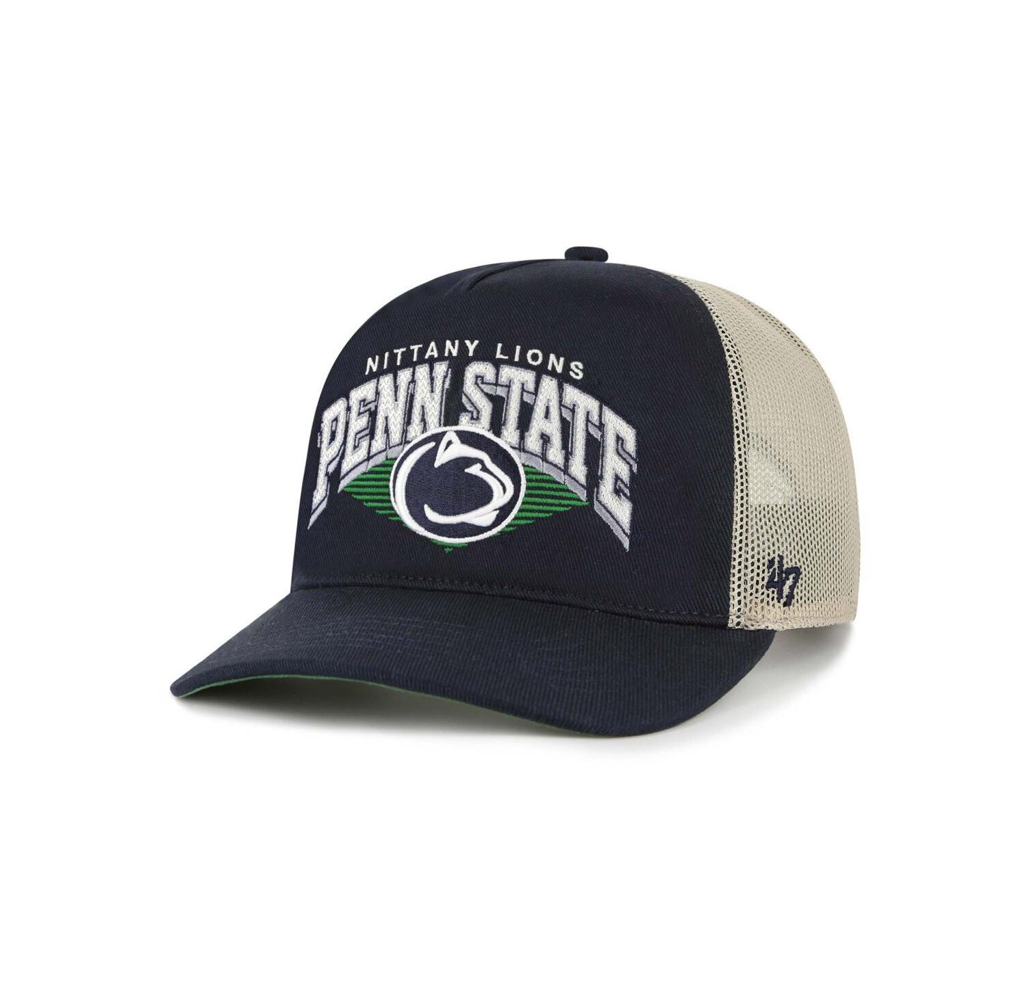 Men's Navy Penn State Nittany Lions Pomona Mesh Hitch Adjustable Trucker Hat