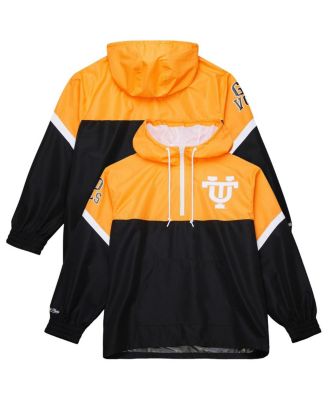 Men's Tennessee Orange/Black Tennessee Volunteers Tie Breaker Logo Vintage Lightweight Anorak Half-Zip Windbreaker