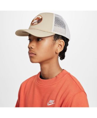 Big Boys and Girls Khaki Rise Trucker Adjustable Hat