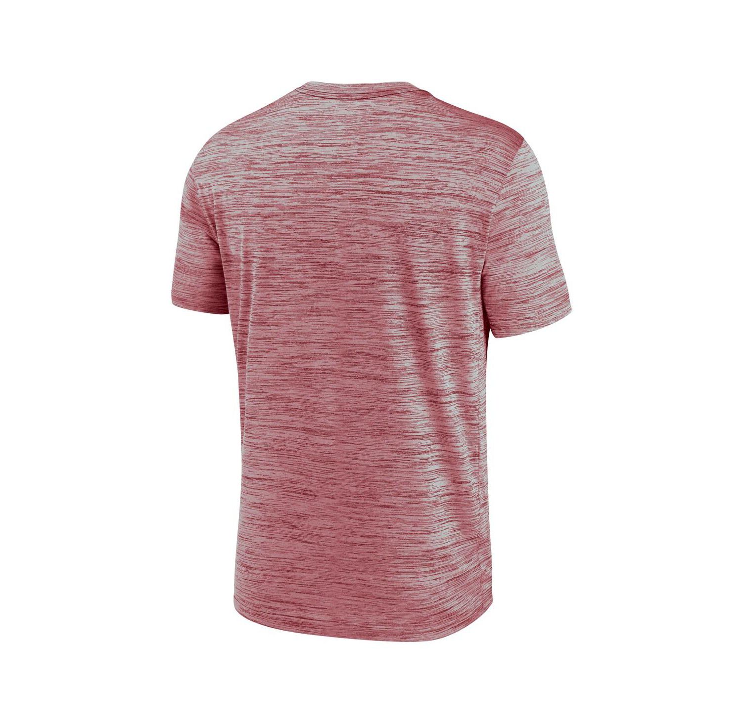 Men's Crimson Oklahoma Sooners Campus Slant Velocity Performance T-Shirt