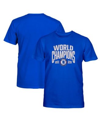 1863FC - Big Boys and Girls Blue Chelsea World Champions T-Shirt