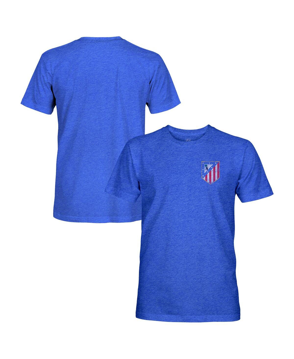 1863fc Men'sâ Blue Atletico De Madrid Vintage Tri-blend T-shirt In Blue