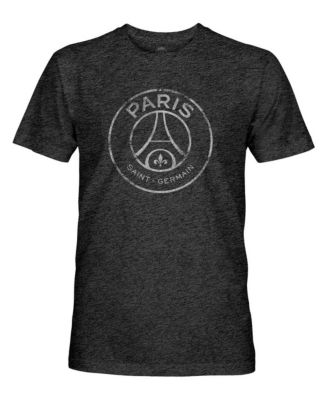 Men's Black Paris Saint-Germain Mono Badge Vintage Tri-Blend T-Shirt