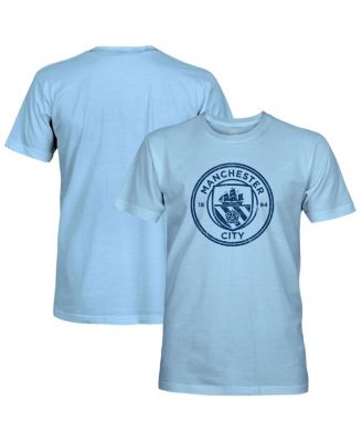 1863FC - Men's Sky Blue Manchester City Mono Badge T-Shirt