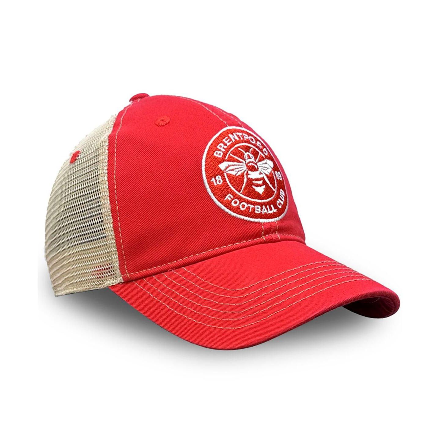 Мужская кепка 1863FC Red Brentford FC Trucker Adjustable Hat — фото 4