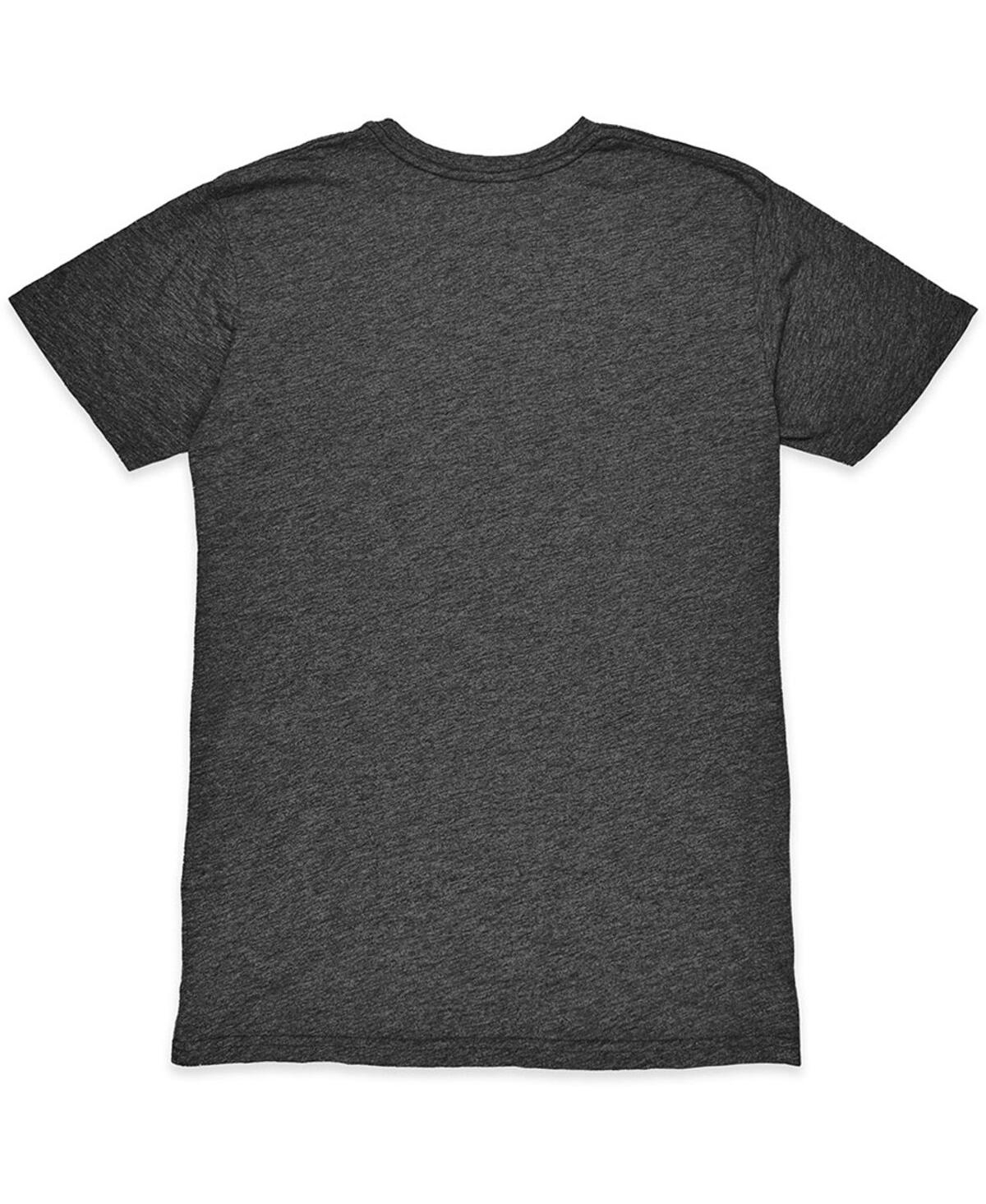 1863fc Men's Heather Black Celtic Retro Vibes Twisted Tri-blend Slub T-shirt In Black
