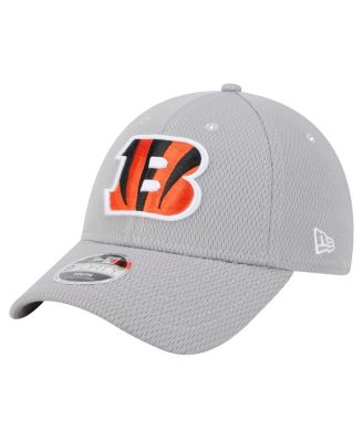 New Era - Big Boys and Girls Gray Cincinnati Bengals Main 9FORTY Adjustable Hat