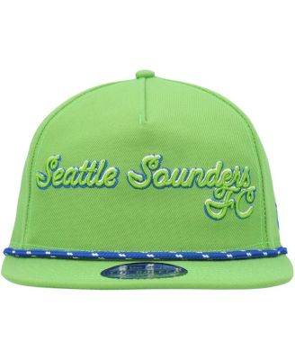 Men's Rave Green Seattle Sounders FC Script Golfer Adjustable Hat