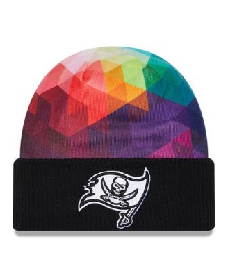 New Era - Men's Black Tampa Bay Buccaneers 2023 NFL Crucial Catch Cuffed Knit Hat