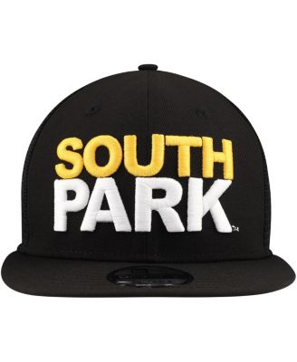 Men's Black South Park 9FIFTY Snapback Trucker Hat