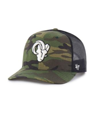 '47 Brand - Men's Camo Los Angeles Rams Trucker Adjustable Hat