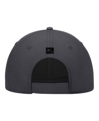 Men's Team USA Anthracite On-Field Club Ripstop Dri-FIT Adjustable Hat