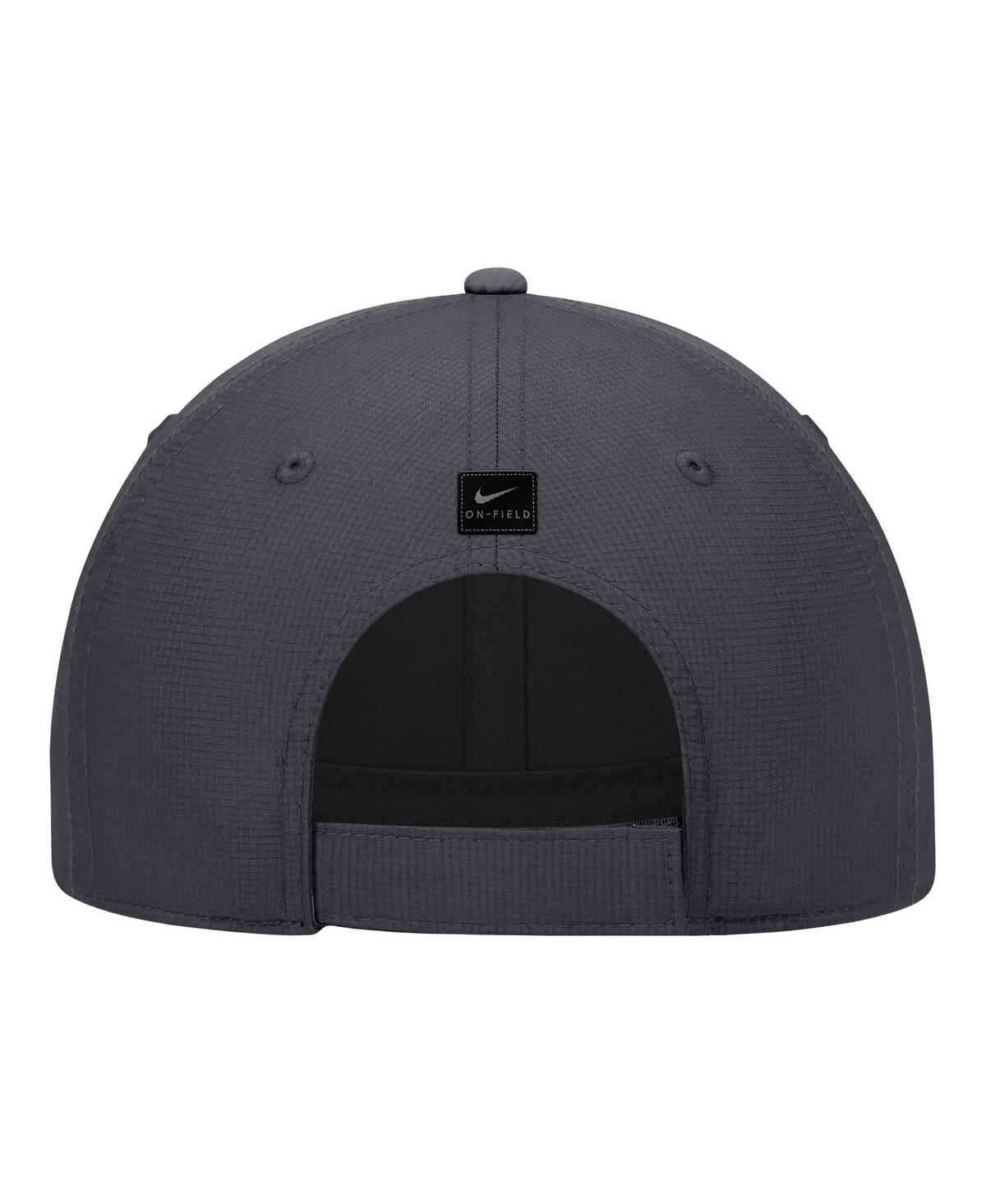 Nike Men's Team Usa Anthracite On-Field Club Ripstop Dri-fit Adjustable Hat