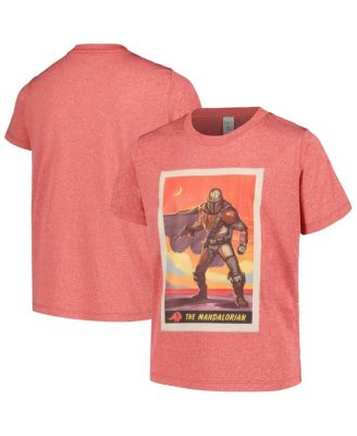 Mad Engine - Big Boys and Girls The Mandalorian Poster T-Shirt