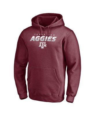 Men's Maroon Texas A&M Aggies Block Party Elevate Play Fleece Pullover Hoodie