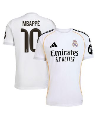 adidas - Men's Kylian Mbapp&eacute; White Real Madrid 2025/26 Home Replica Player Jersey