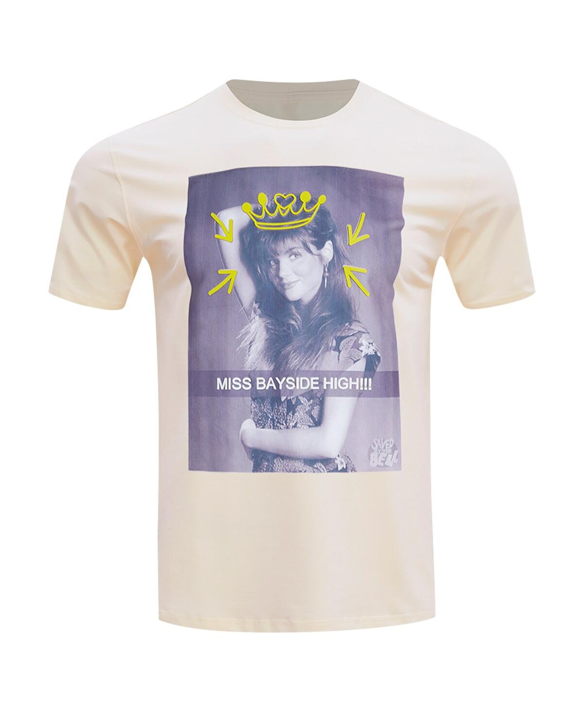 Freeze Max Men's Cream Saved By The Bell Miss Bayside High T-shirt In White