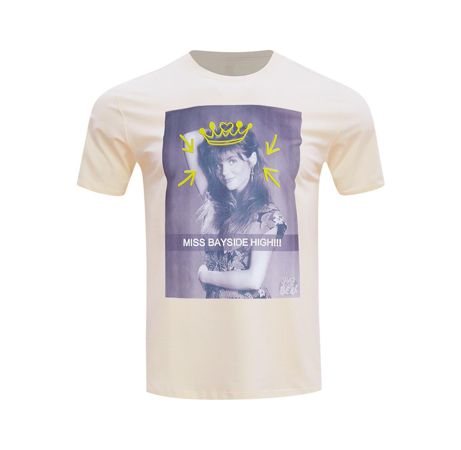 Men's Cream Saved by the Bell Miss Bayside High T-Shirt