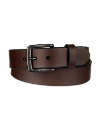 Men's Two-Tone Belt and Key Fob Gift Set