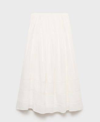 Women's Lace Cotton Skirt