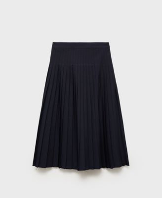 Women's Pleated Midi Skirt