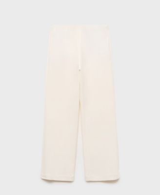 Women's Straight-Fit Cotton Pants