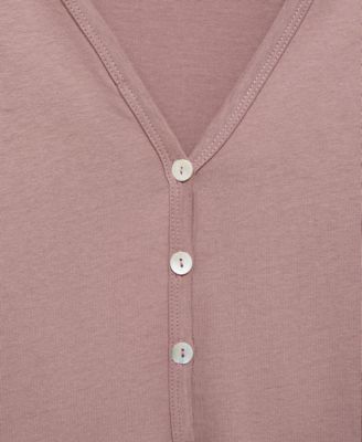 Women's Button Detail Cotton Nightdress