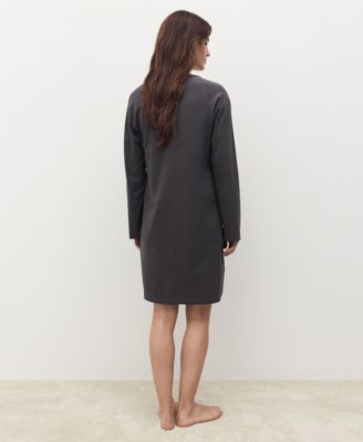 Women's Button Detail Cotton Nightdress