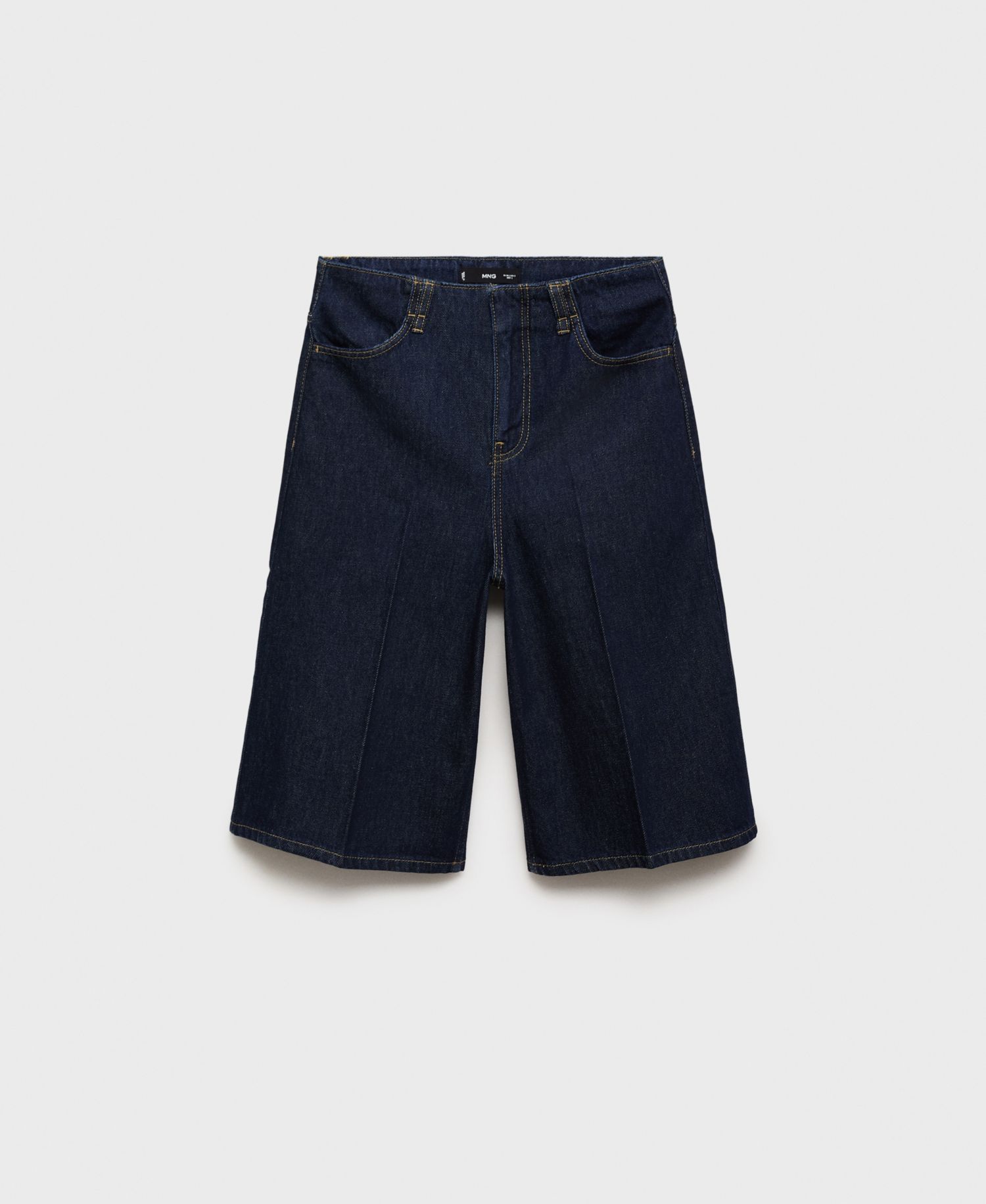 Women's Mid-Rise Denim Bermuda Shorts