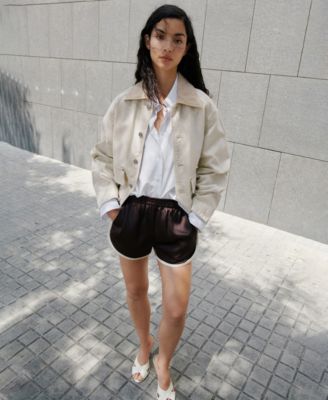 Women's Contrasting Trim Shorts