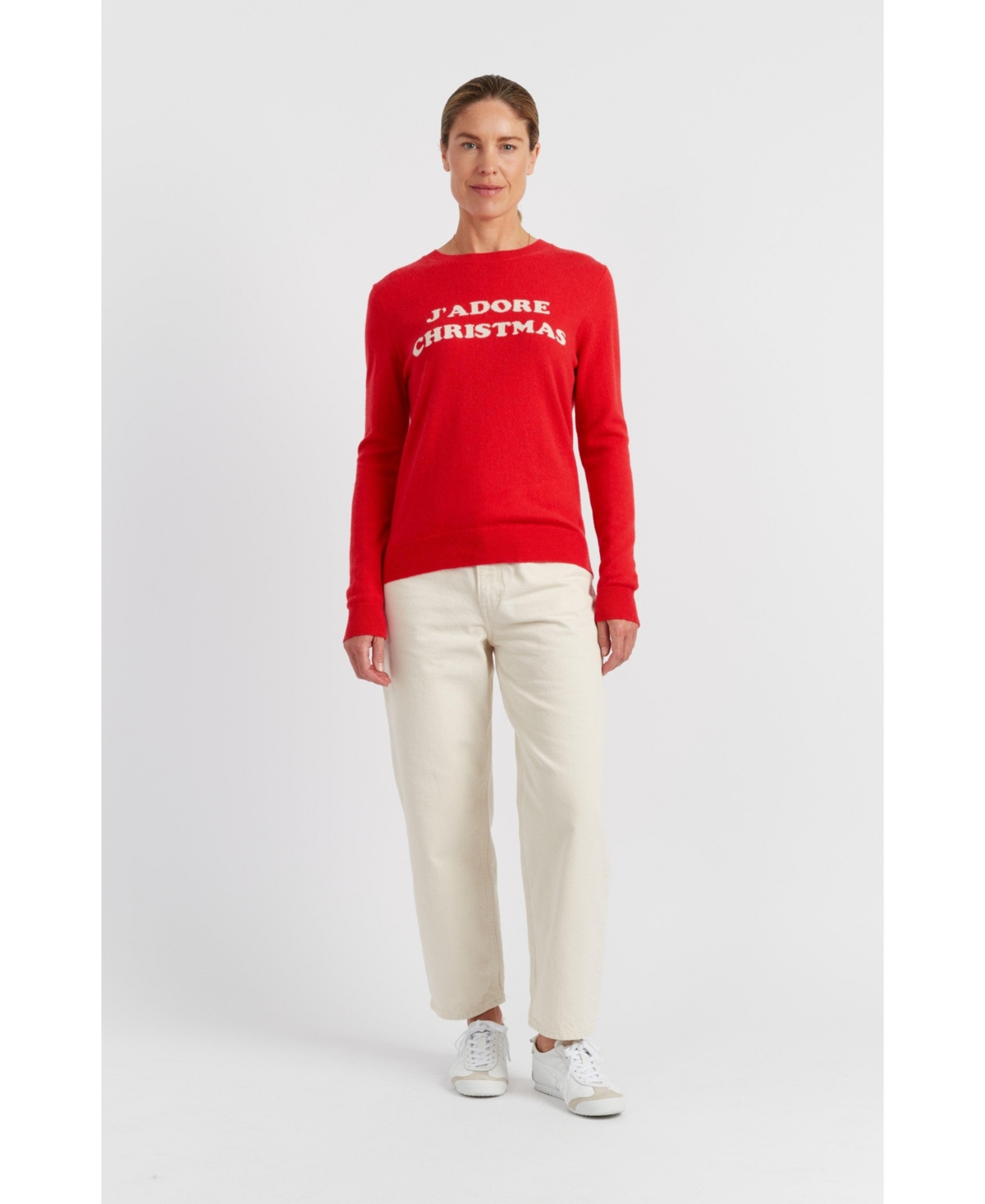 Chinti & Parker Women's Wool-Cashmere J'adore Christmas Sweater