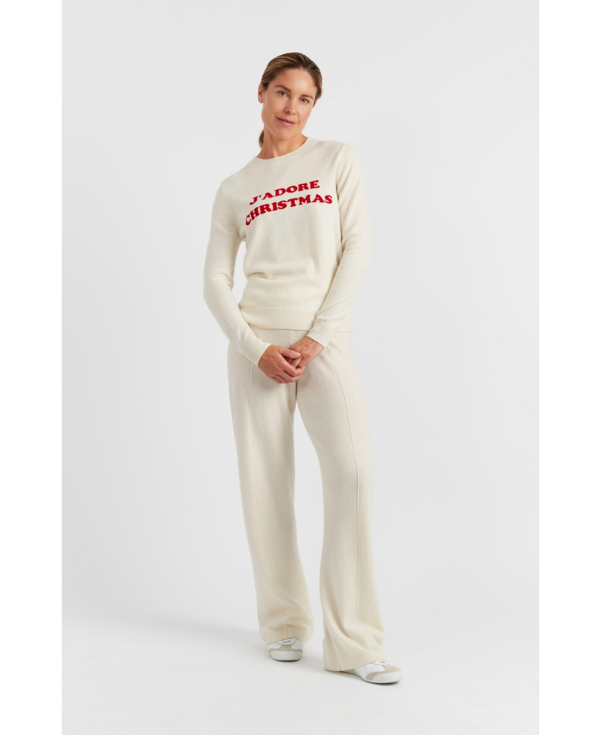 Chinti & Parker Women's Wool-Cashmere J'adore Christmas Sweater