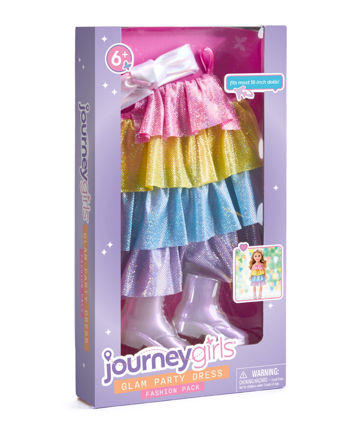 Детские куклы Journey Girls Glam Party Dress Fashion Pack — фото 7