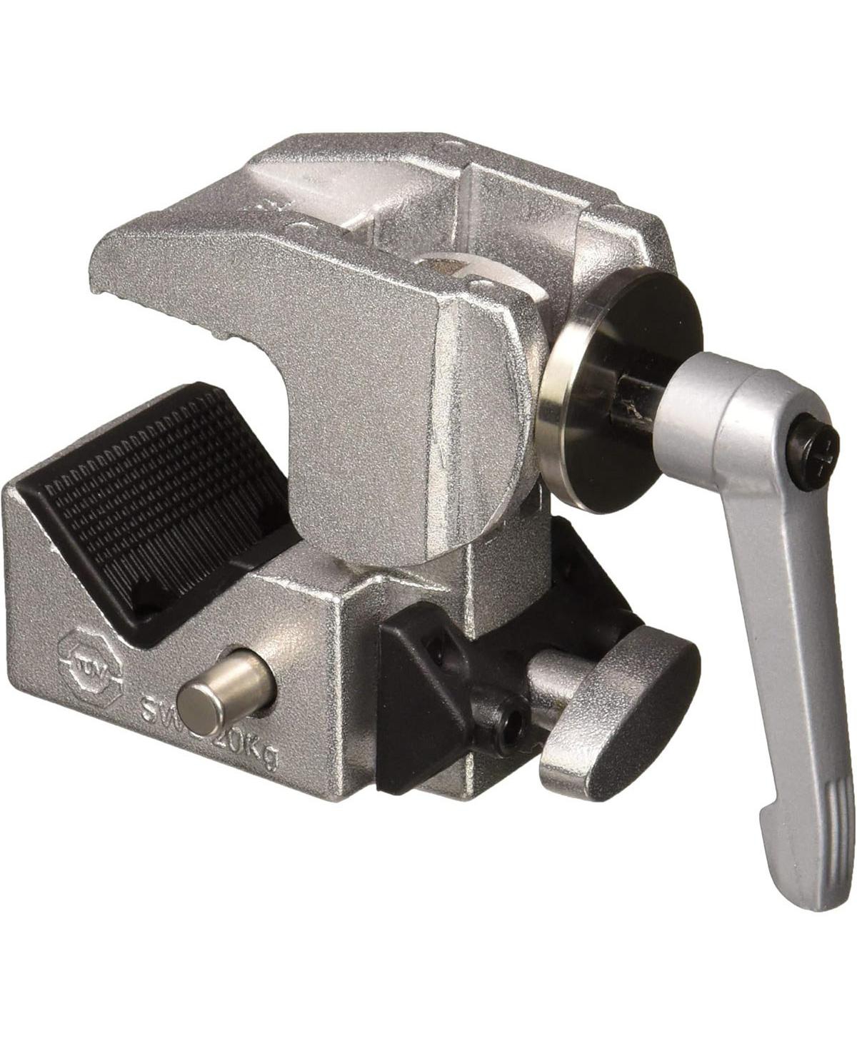 Kupo G701512 Convi Clamp with Adjustable Handle, 44.09lbs Maximum Load Capacity, Silver