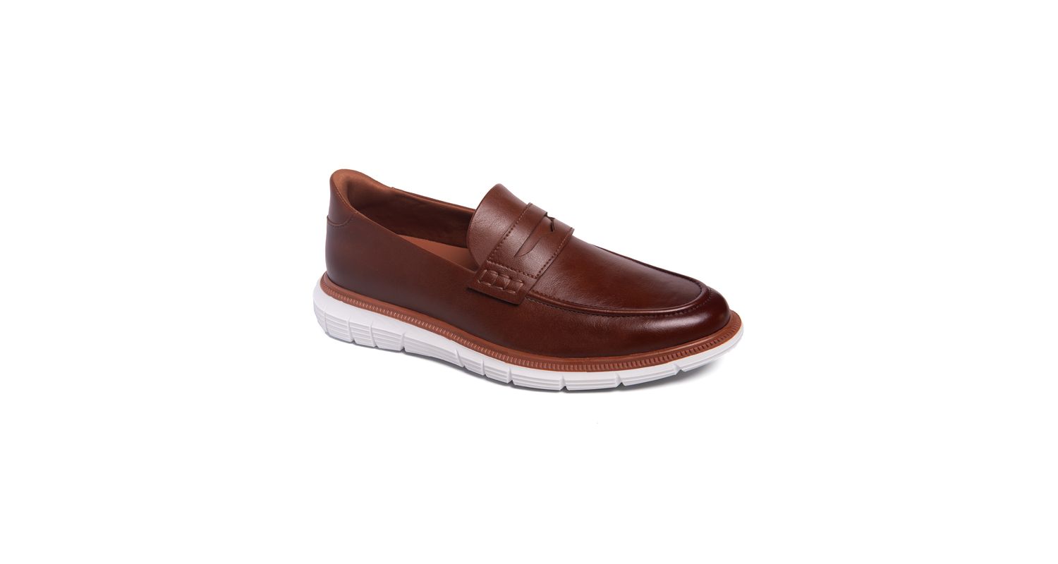 Men's Empire Street Hands-Free Slip On Technology Lightweight Penny Loafers