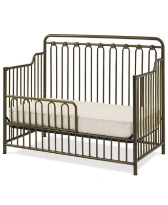 Baldwin 4 in 1 Convertible Full Sized Metal Crib in Golden Nuggest