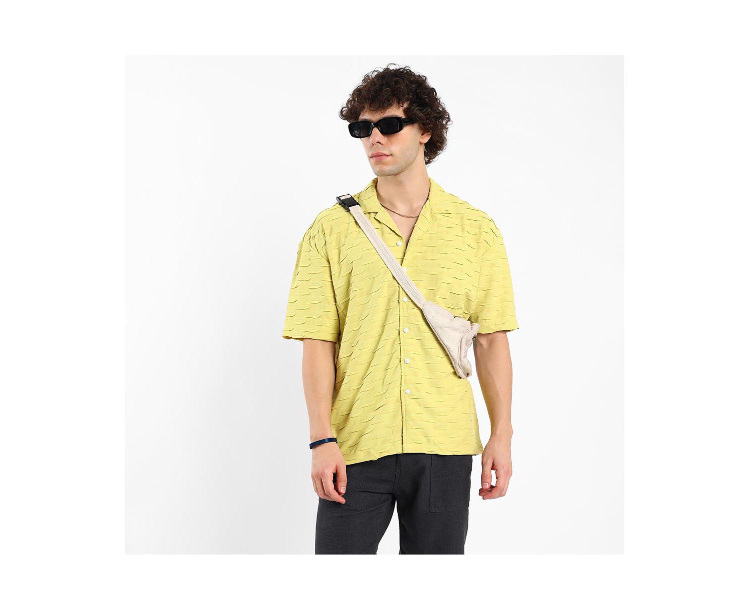 Men's Swish-Textured Shirt
