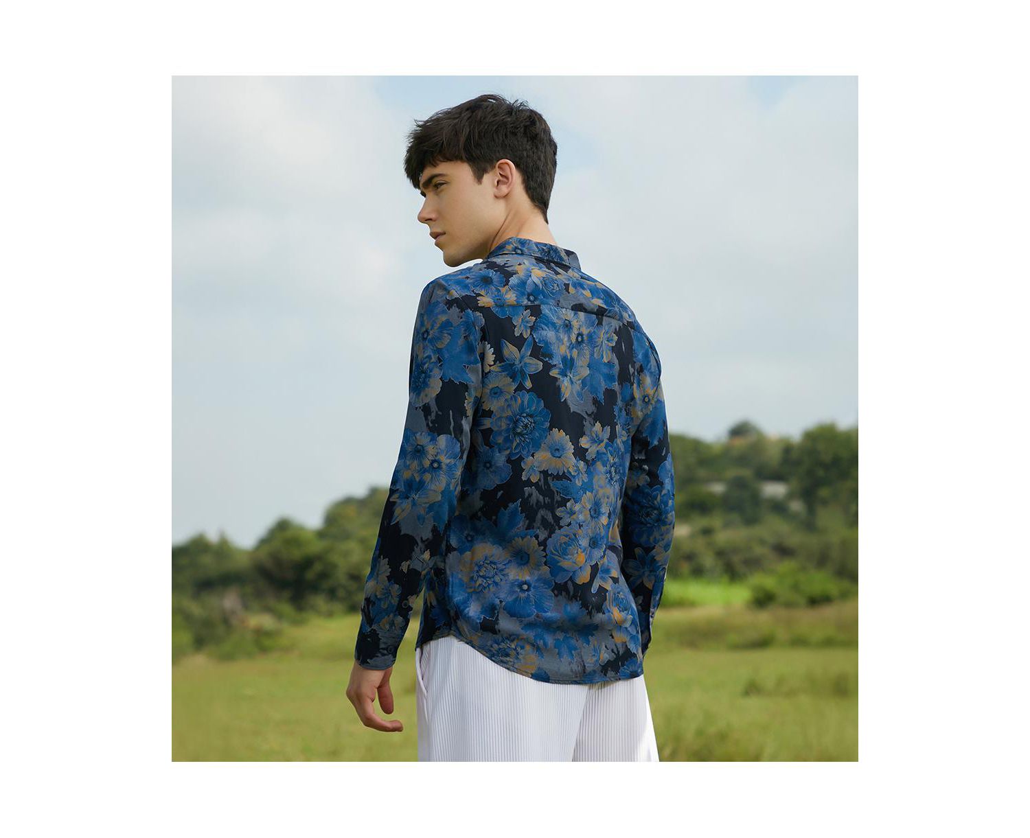 Men's Bi-Hue Daisy Shirt