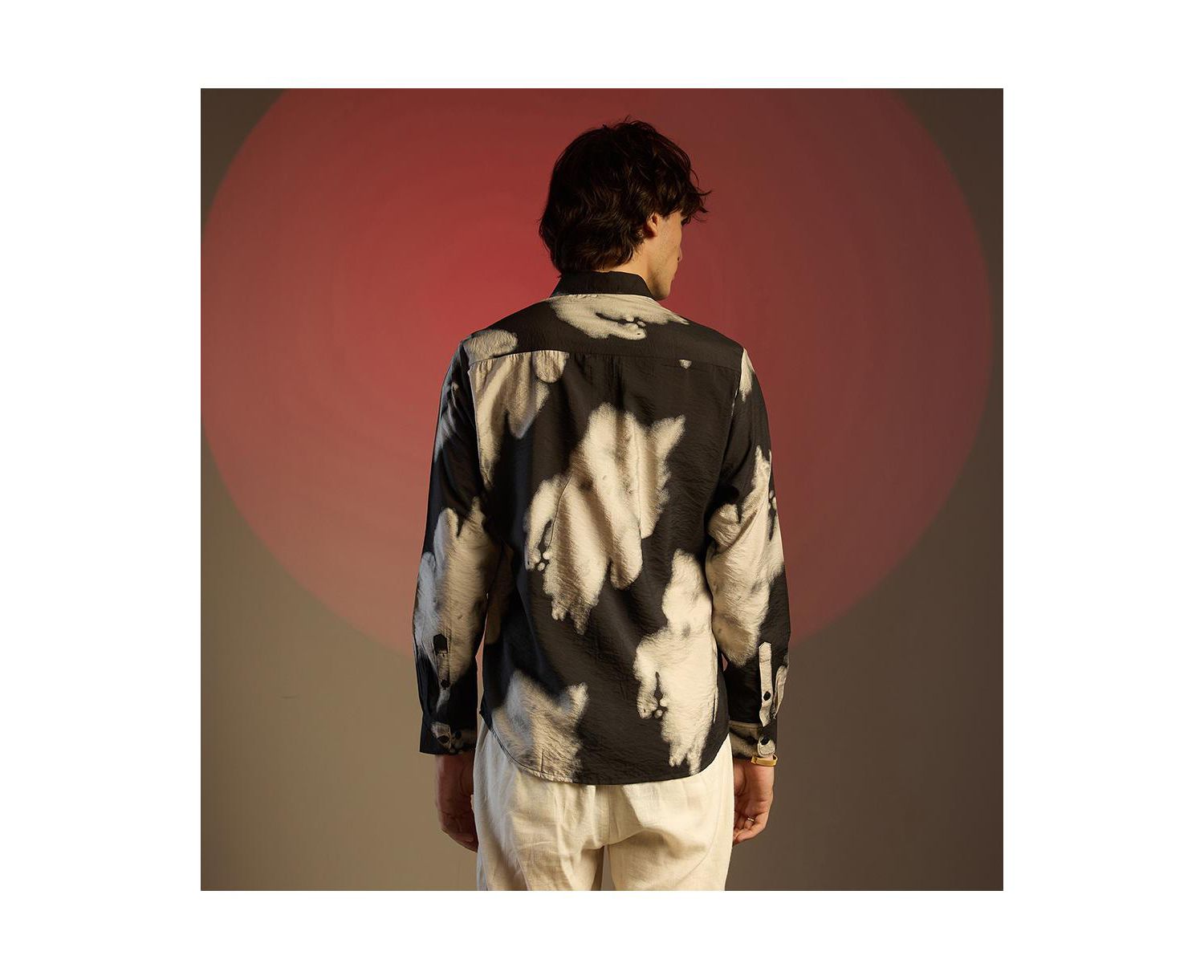 Men's Contrast Dab Shirt